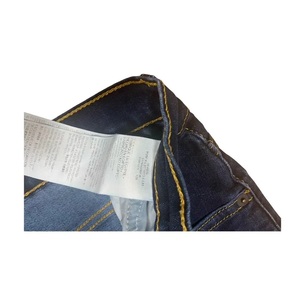 Levis 511 Slim Performance Jeans Men's 18 Regular 29x31 Dark Blue 5 Pocket Pants